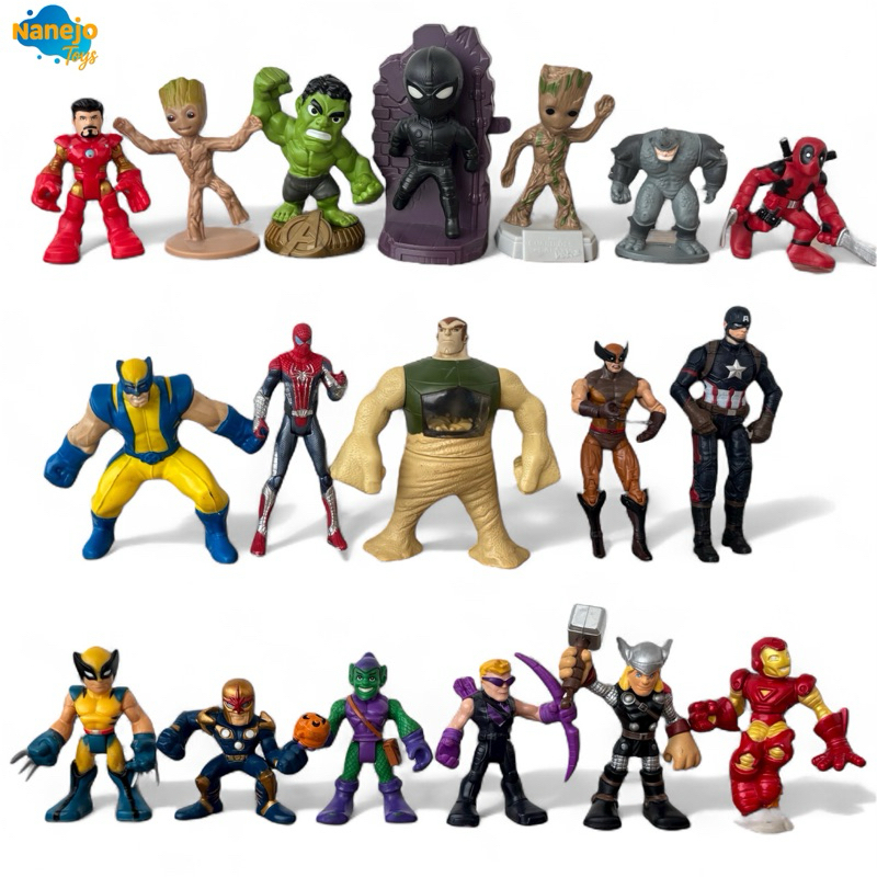 Miniaturas Super Heróis Marvel Playskool - Mc Donald's | Shopee Brasil