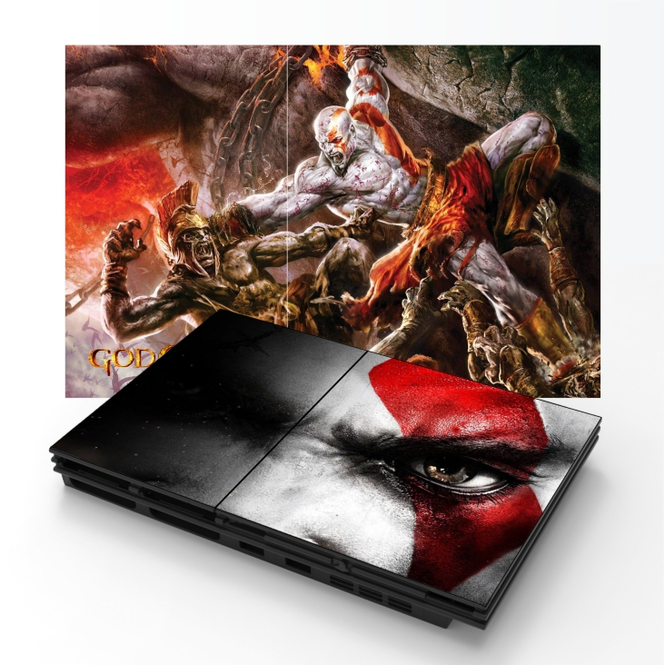 Skin para PS2 Slim - God of War | Shopee Brasil
