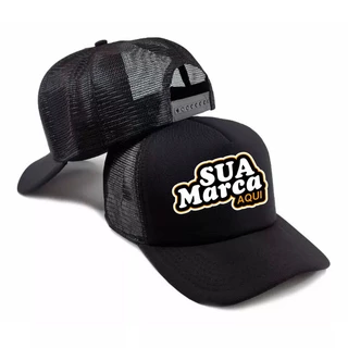 Boné Personalizado Com Sua Marca Trucker Tela Várias Cores