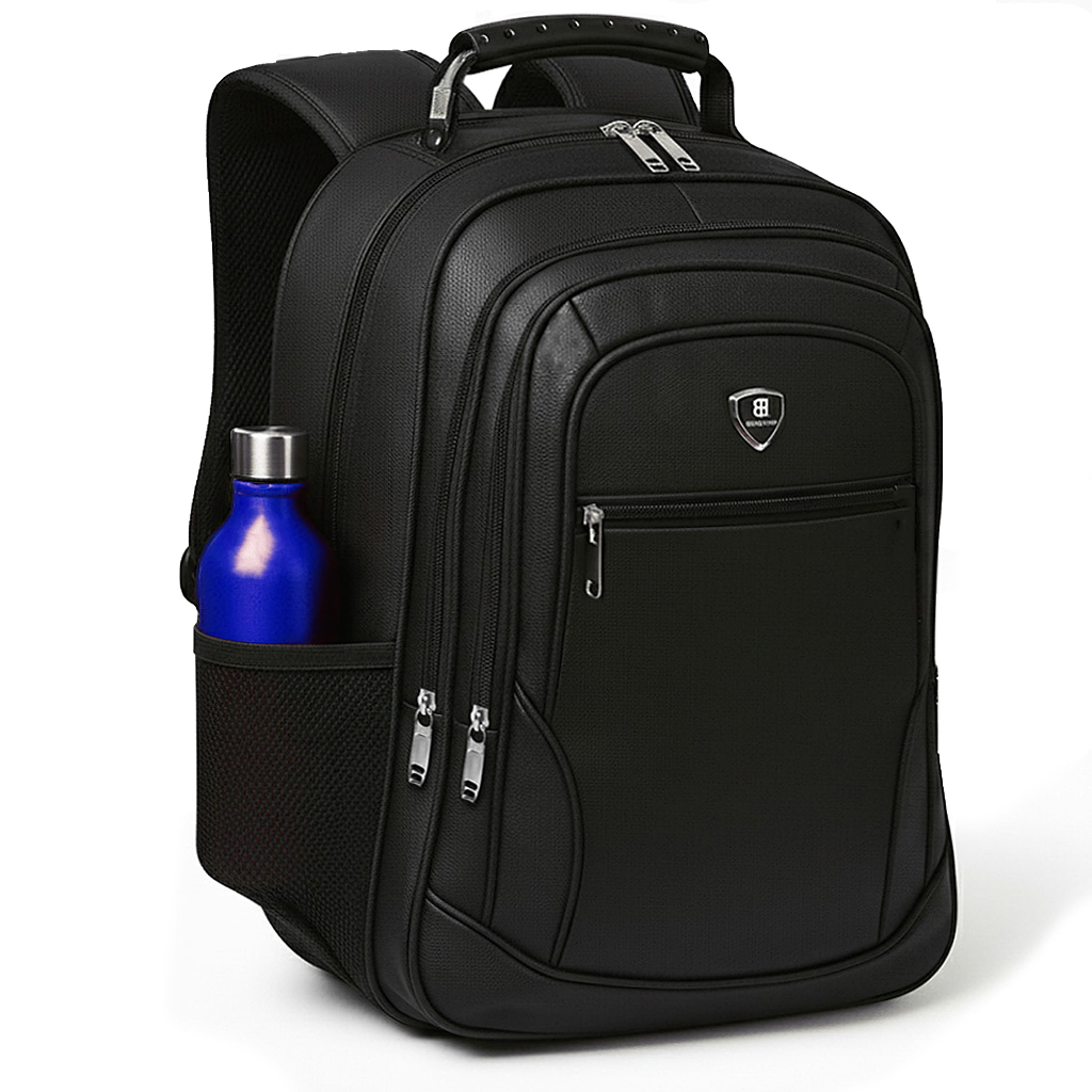 Mochila Reforçada Masculina Faculdade Impermeável Resistente Grande Trabalho Escolar
