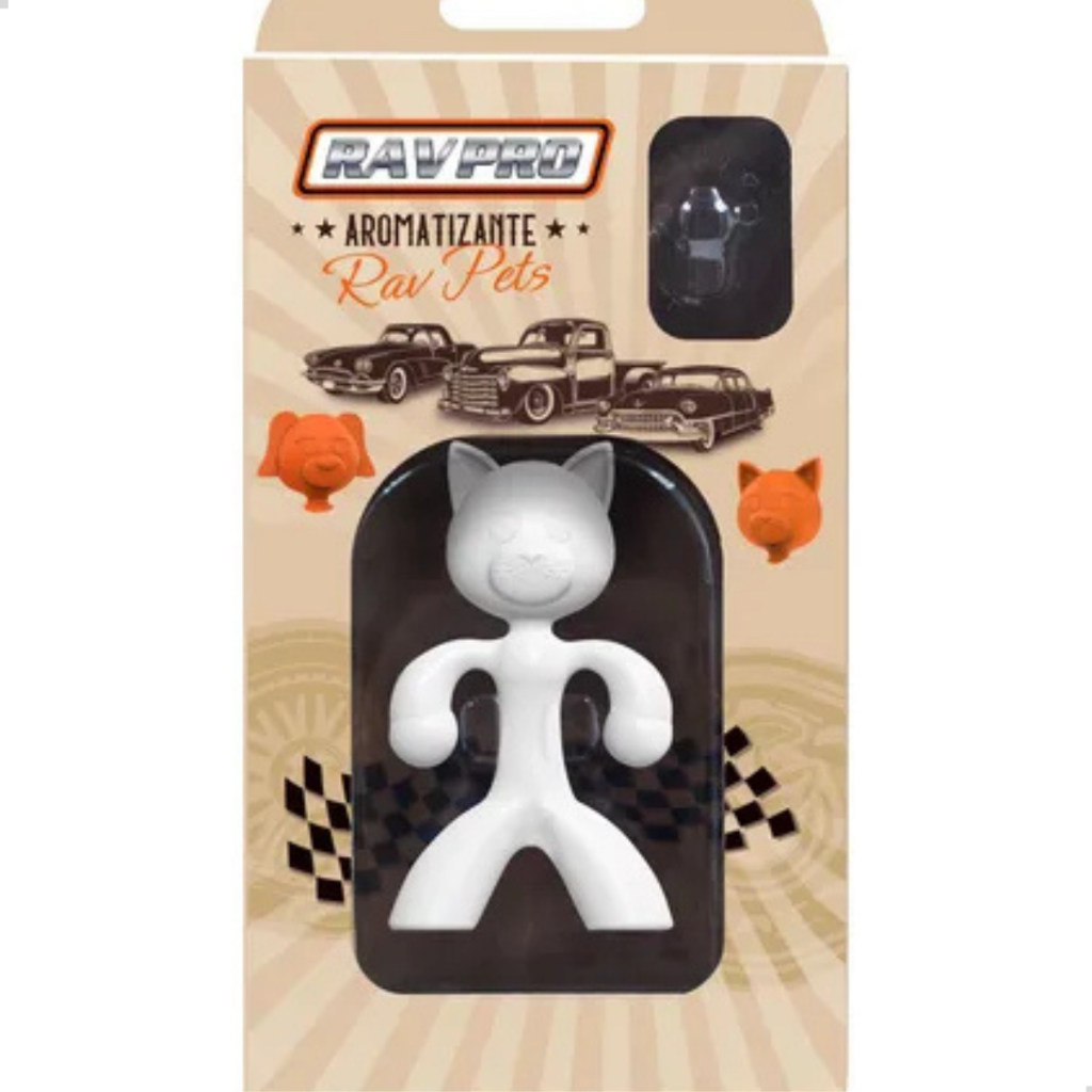 Aromatizante Cheirinho Ravpro Boneco Animado Formato De Gato Para ...