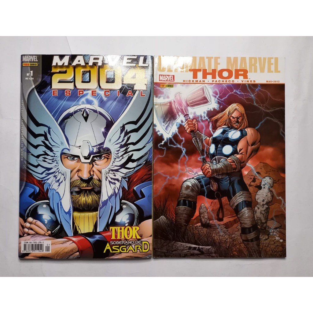 Lote Ultimate Marvel Thor + Marvel 2004 Especial Thor Soberano de ...