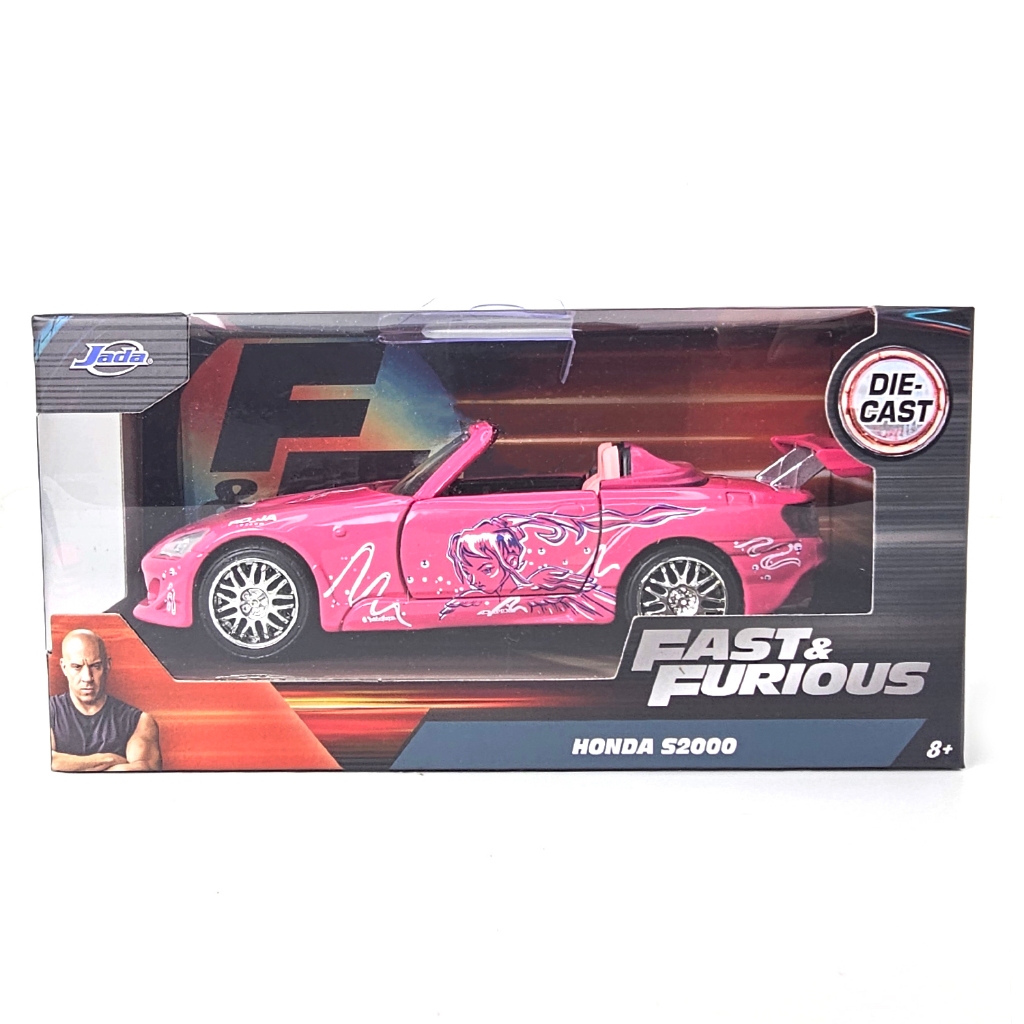 Miniatura 2001 Honda S2000 - Suki Fast and Furious - 1:32 - Jada