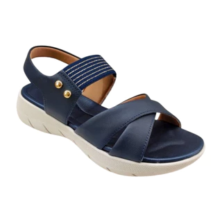 Sandália Anabela Feminina Usaflex Al1405 Couro Elástico em Oferta na Shopee