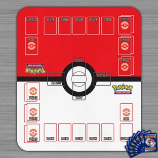 Playmat Duplo Pokémon - POKEBOLAa GINÁSIO OFICIAL