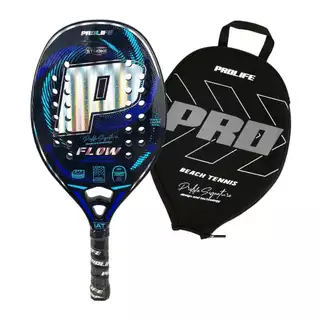 Raquete Beach Tennis Flow Holográfica 100% Fibras de Carbono 3K Prolife Original em Oferta na Shopee