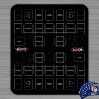 Playmat Duplo Yu-gi-oh! - BLACK MINIMALIST GINÁSIO