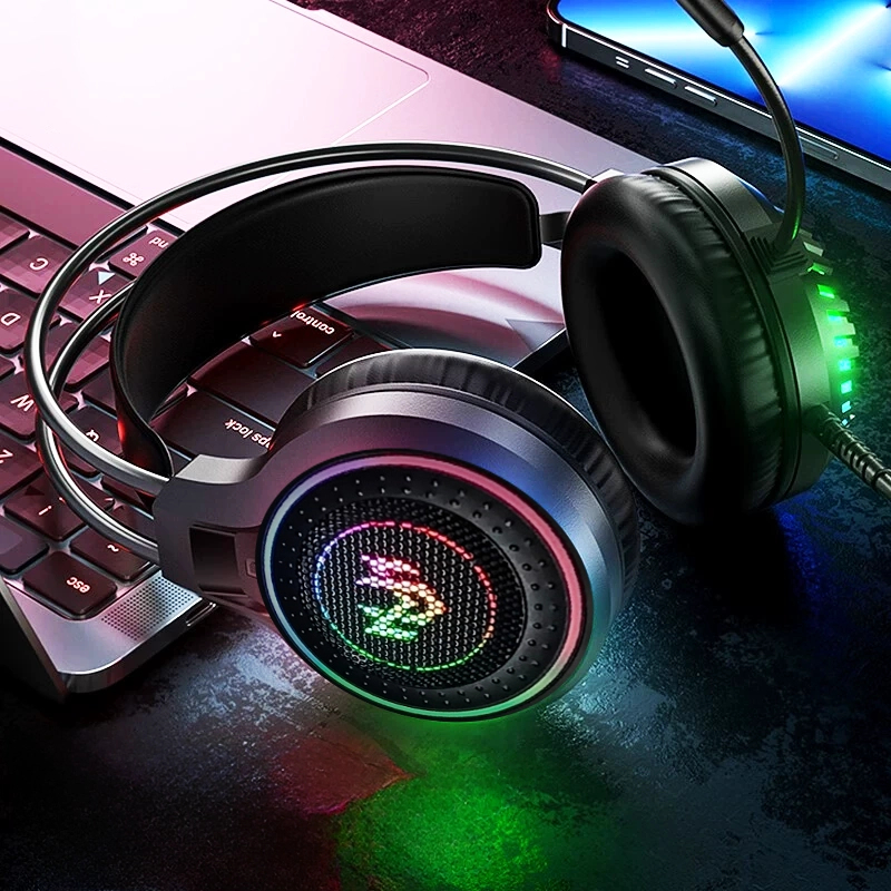 Headset Gamer Fone com Microfone Mancer Twilight, RGB, Drivers