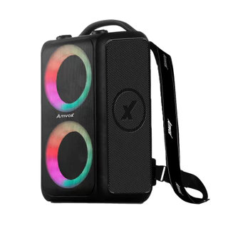 Caixa de Som Amplificada Amvox ACA600 Bagvox 600W RMS Bluetooth Preta em Oferta na Shopee