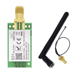 Modulo Nrf 24l 01 pa lna 2.4ghz módulo rf E01-ML01DP5 20dbm longo alcance 2.5km