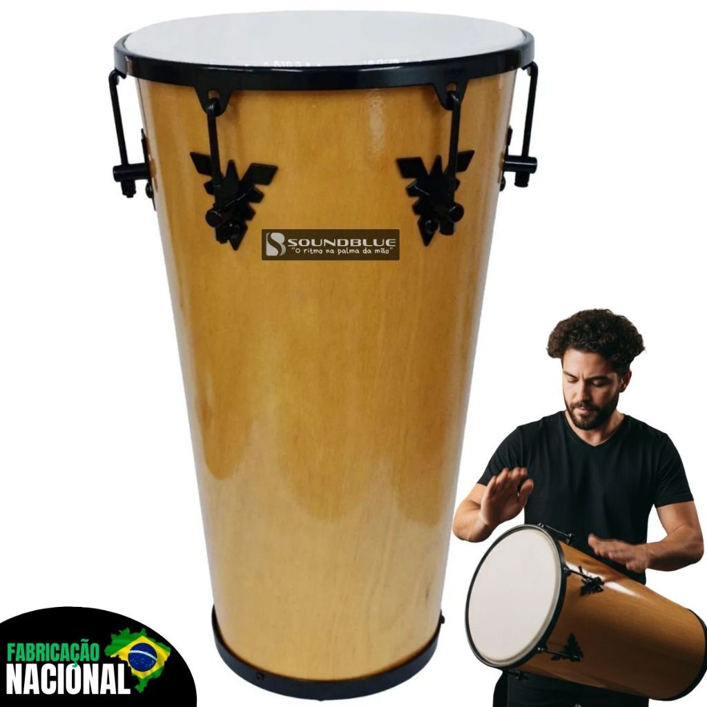 Timba 50 cm x 11 Polegadas Instrumento Musical Profissional Percussao ...
