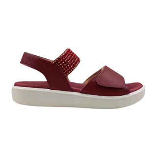 Sandália Usaflex Plataforma Couro Detalhe Metalizado Uc1403 em Oferta na Shopee