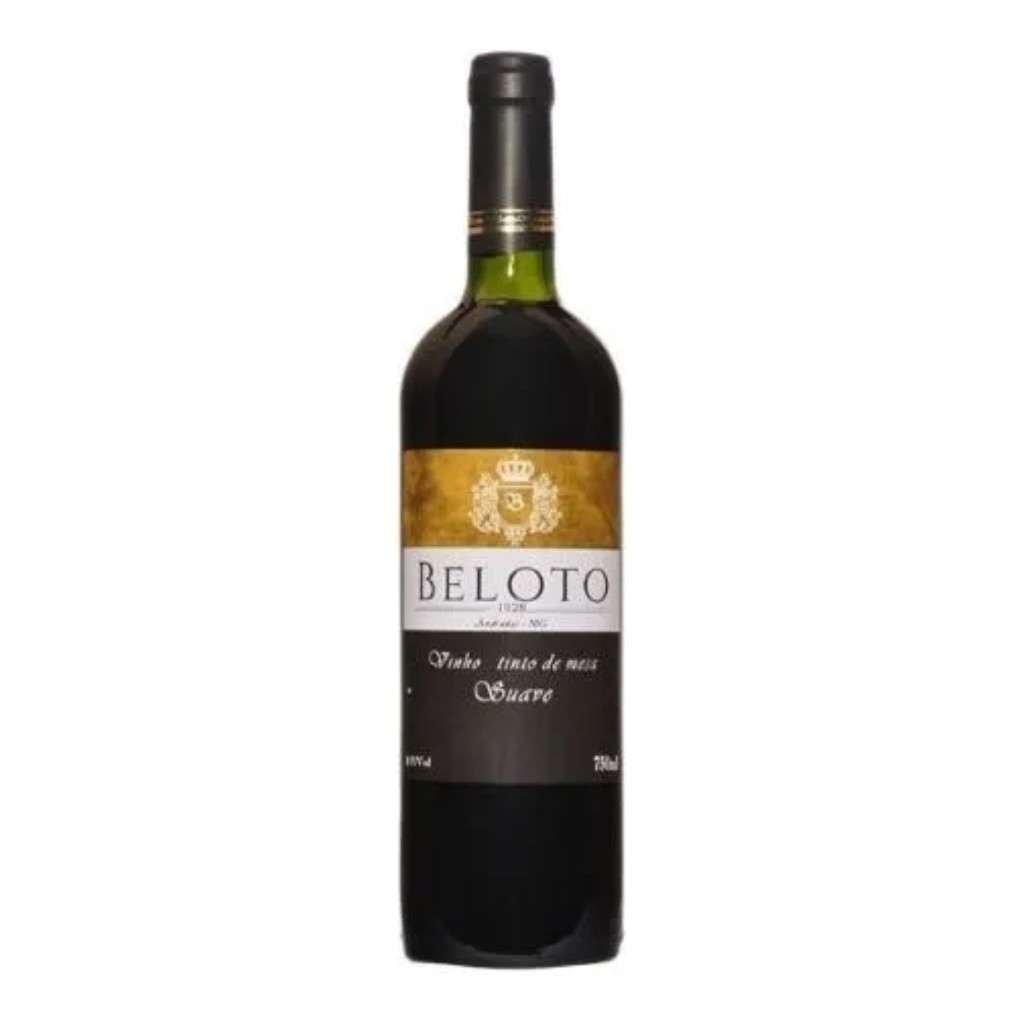 Vinho Tinto Suave 750ml - Beloto desde 1928 - Bom e Barato! | Shopee Brasil