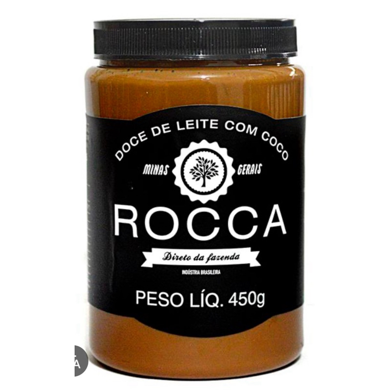 Doce de leite c/coco Rocca 400g | Shopee Brasil