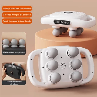 Pistola Massagem Elétrica Profissional Alta Frequencia Alivio Dores Musculares Recarregavel -J6