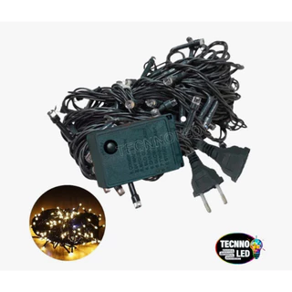 Pisca Pisca 100 Leds;Fio Verde; 8 Funções 10M BQ 110V M/F