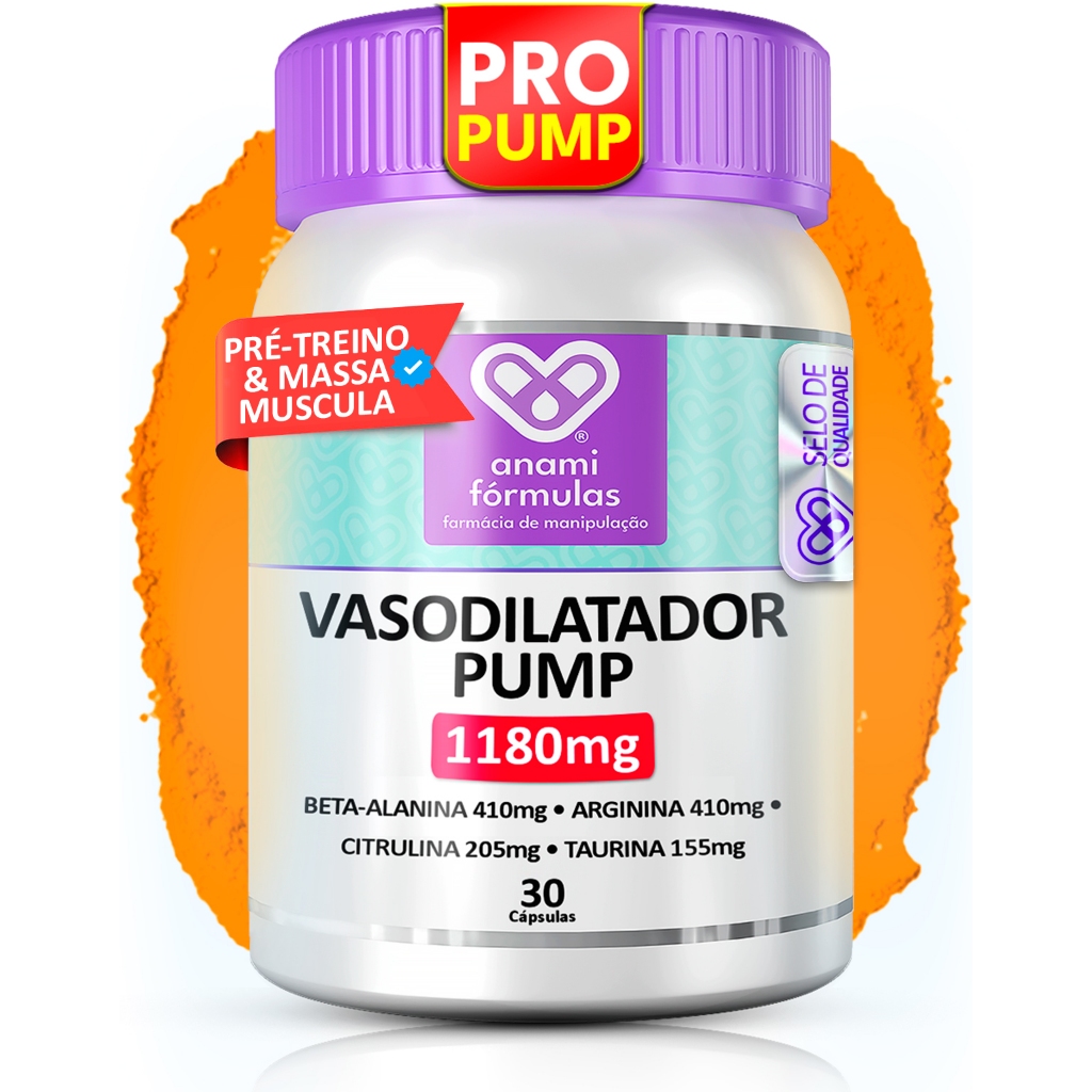 Vasodilatador Pump Cápsulas - Pré-Treino &amp; Massa Muscular | Shopee Brasil