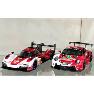Miniatura Porsche 963 Le Mans 1/24 Esportivo Metal Bburago