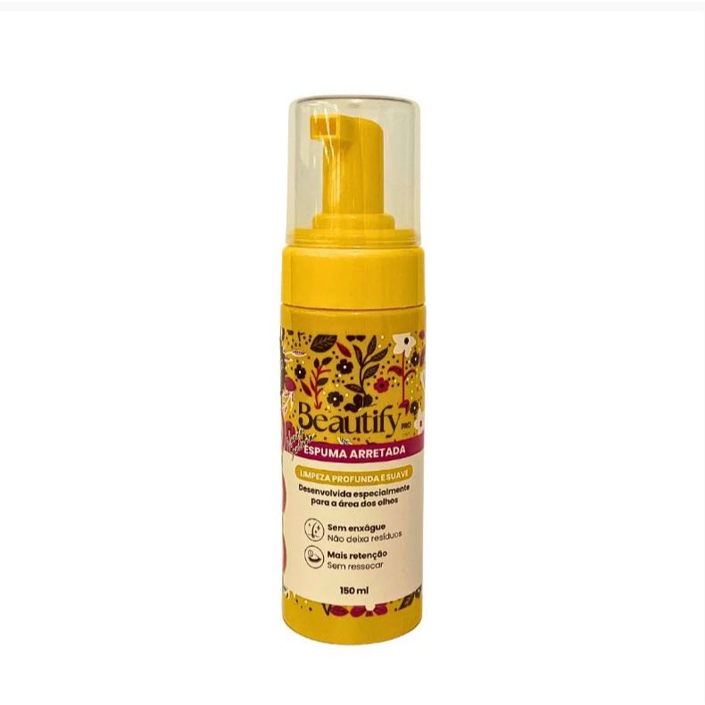 Espuma Shampoo Mousse De Limpeza Cílios Beautify Pro Arretado | Shopee ...