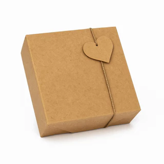 Caixa Para Presente Sem Visor Kraft 15x15x4 20 Unidades