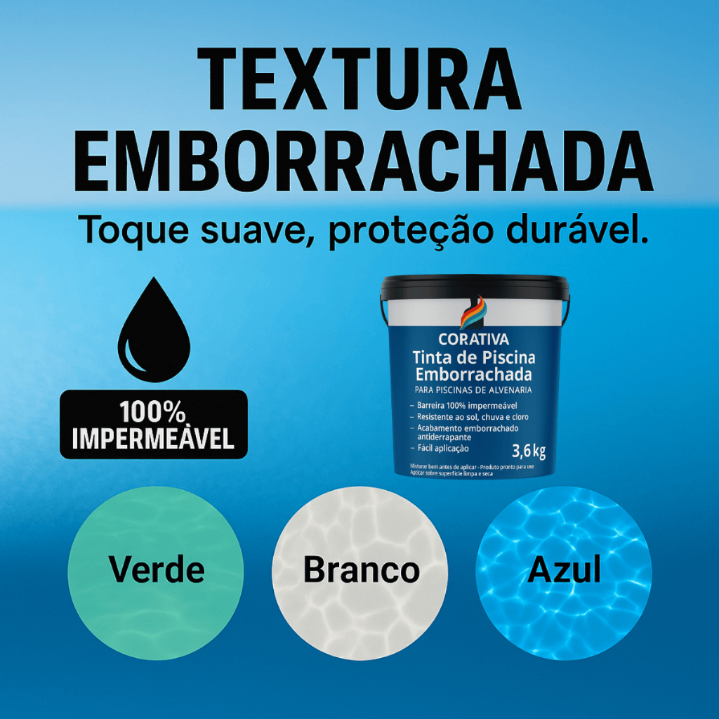 Tinta Emborrachada para Piscina 3,6Kg – Impermeabilizante Borracha ...