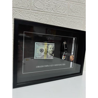 Quadro Visualização Porsch e Dólar