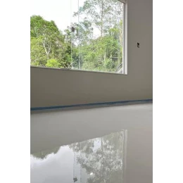 Piso liquido cinza concreto kit 20kg com resina