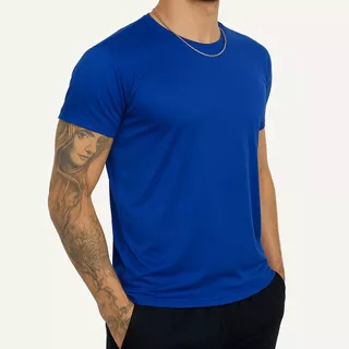 Camiseta Masculina Lisa - Casual Treino Academia Esportes Exercícios