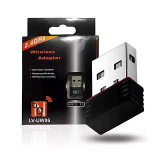Mini Adaptador Wireless Usb Wifi 950mbps 2.4ghz Pc Notebook Conector