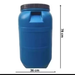 BARRICA BOMBONA USADA GALÃO 80 LITROS BOMBONA COM TAMPA.
