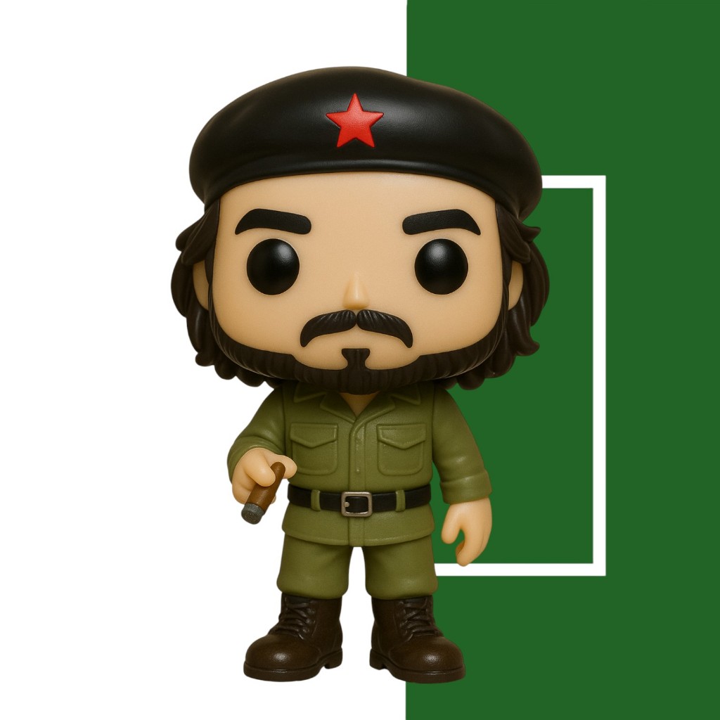Che Guevara - Figura Colecionável Estilo Pop Artesanal em 3D | Shopee ...