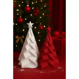 Arvore De Natal Kit Com 2 Arvores - Decoração Natal - Decoração Sala - Decoração Mesa