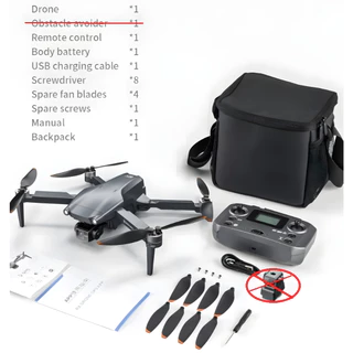 Drone L600 Pro Max Gimbal de 3 Eixos Gps Bateria 4500mah 35 Min Cor Cinza