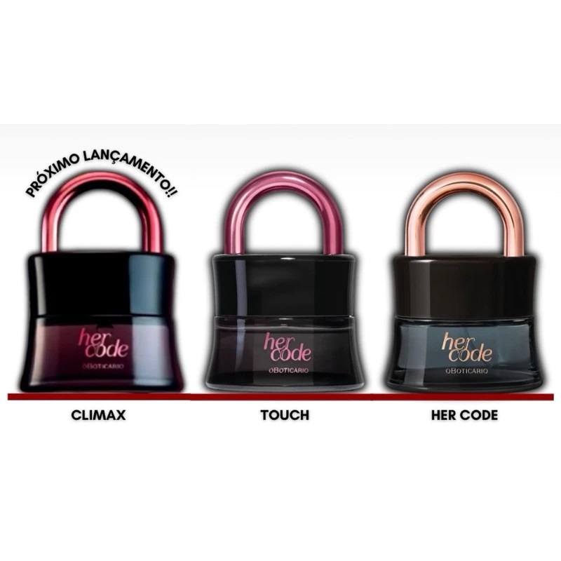 Her Code Eau De Parfum O Boticário 50ml (Her Code, Touch, Climax ...