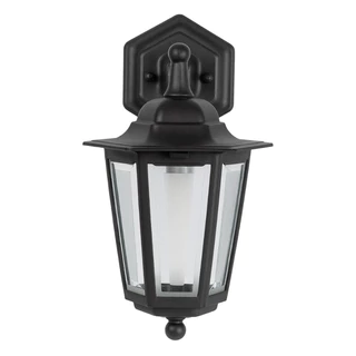 Arandela Colonial Luminária De Parede Vintage Retrô Com Lente Transparente Cor Preto Usd
