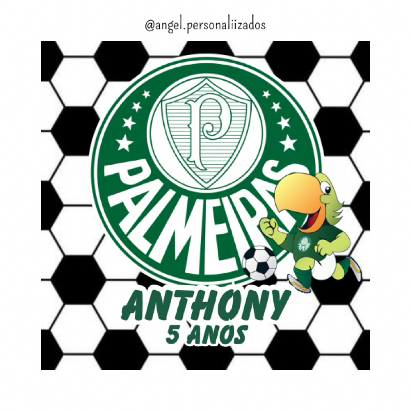 Adesivo personalizado Time Palmeiras | 5x5 | latinha | Tags Adesivas ...