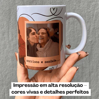 [ENVIO RÁPIDO] Caneca Personalizada Foto Criação Exclusiva Canecas diferentes - Porcelana - Xícara- Caneca de Café
