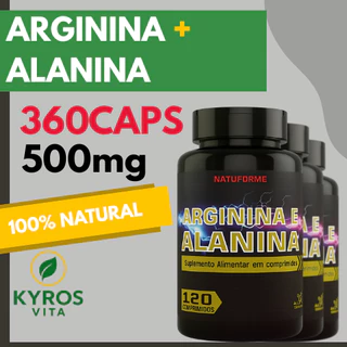 Suplemento de L-ARGININA + L-ALANINA 120 Comprimidos 1.000MG