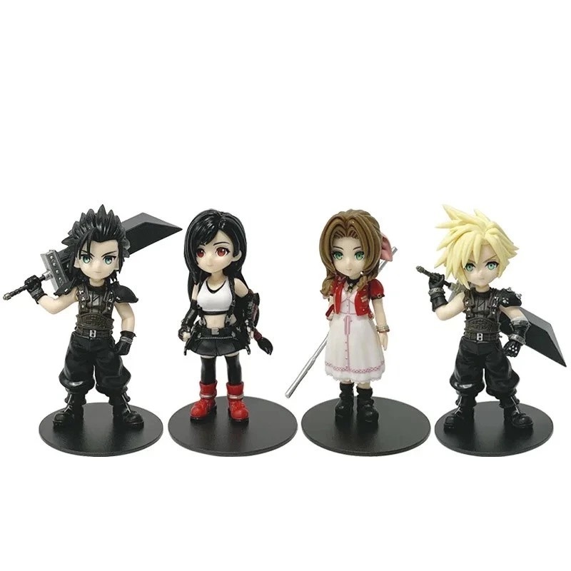 Figures Final Fantasy 7 Cloud Aerith Tifa Zack | Shopee Brasil