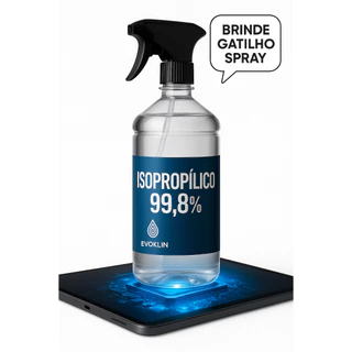 ISOPROPÍLICO 99,8% Zero Resíduo | Desengordurante de Eletrônicos, Placas PCB, Automotivo, Limpeza