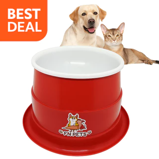 Comedouro e Bebedouro Antiformiga 400ml–Elevado,Higiênico e Ideal para Cães e Gato de Pequeno Porte.