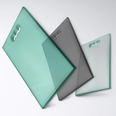 Tábua de corte de carne/churrasco vidro INQUEBRAVEL super higiênicas 40x25CM