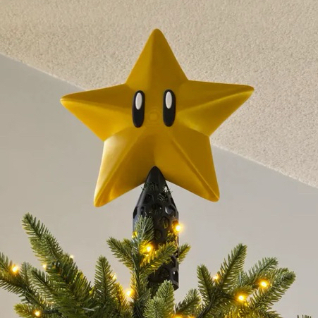 Estrela de Natal decorativa Super Mario