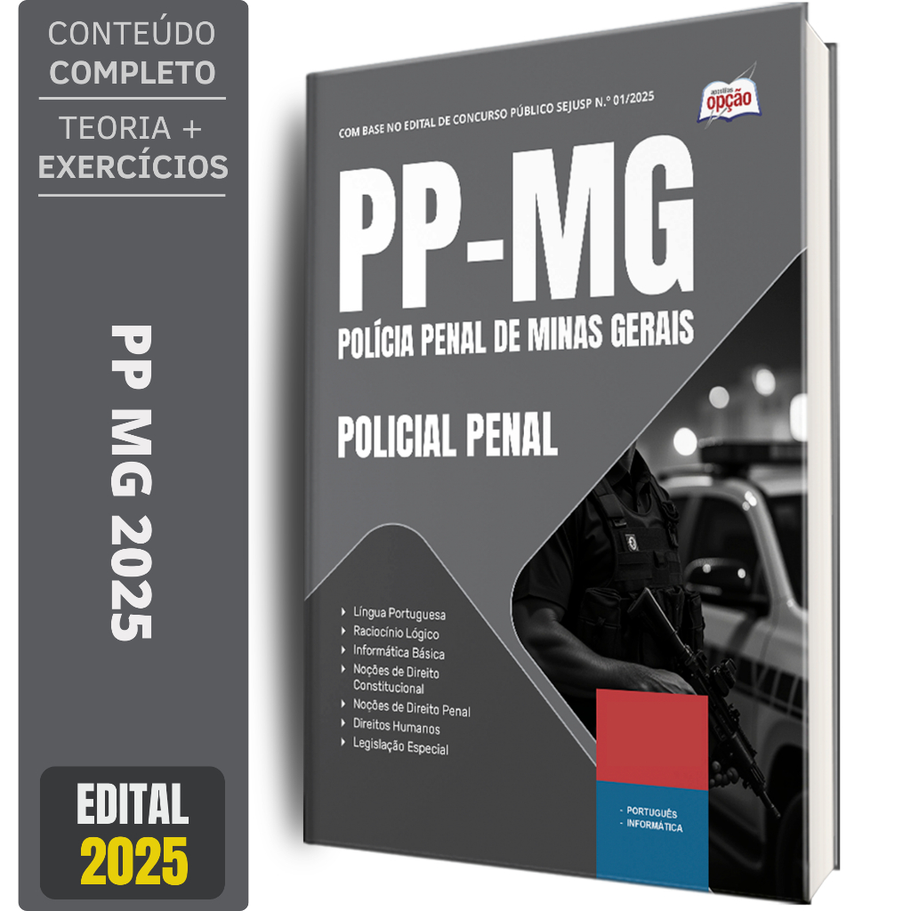 Apostila Polícia Penal MG 2025 - Agente de Segurança Penitenciário ...