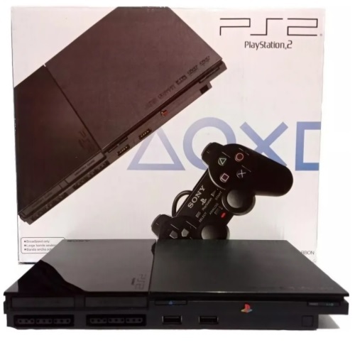 Playstation 2 + 2 Controles + Jogos 3 + Garantia!