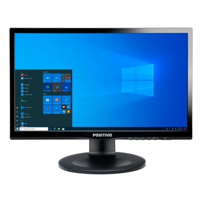 Monitor Positivo 22 Polegadas Full HD HDMI/VGA/DP | Shopee Brasil