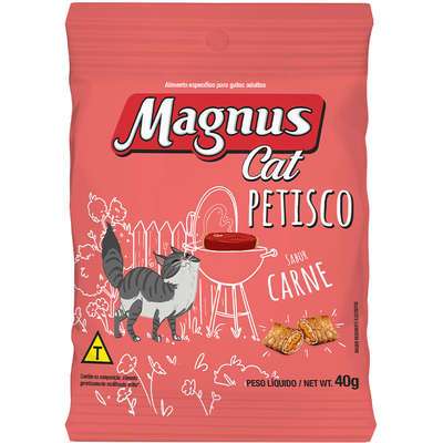 Magnus Cat Petisco Sabor Carne kit 10 unidades em Oferta na Shopee