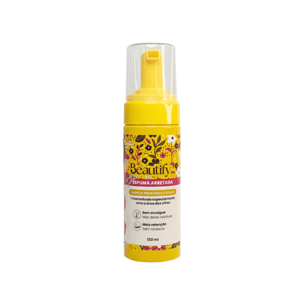 Espuma de Limpeza Facial Shampoo Mousse p/ Cílios e Sobrancelhas ...