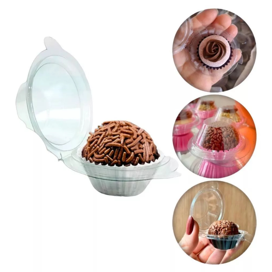 Kit Embalagem Para Brigadeiro Individual Blister Gourmet (Escolha a ...
