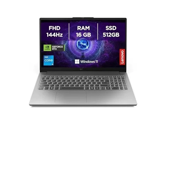 Notebook Gamer Lenovo LOQ E 83ME0007BR Ci5 15.6 RTX3050 512GB 16GB W11 Ubook Kit 20 Livros Digitais Geek